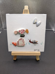 Sea pottery dog and snail