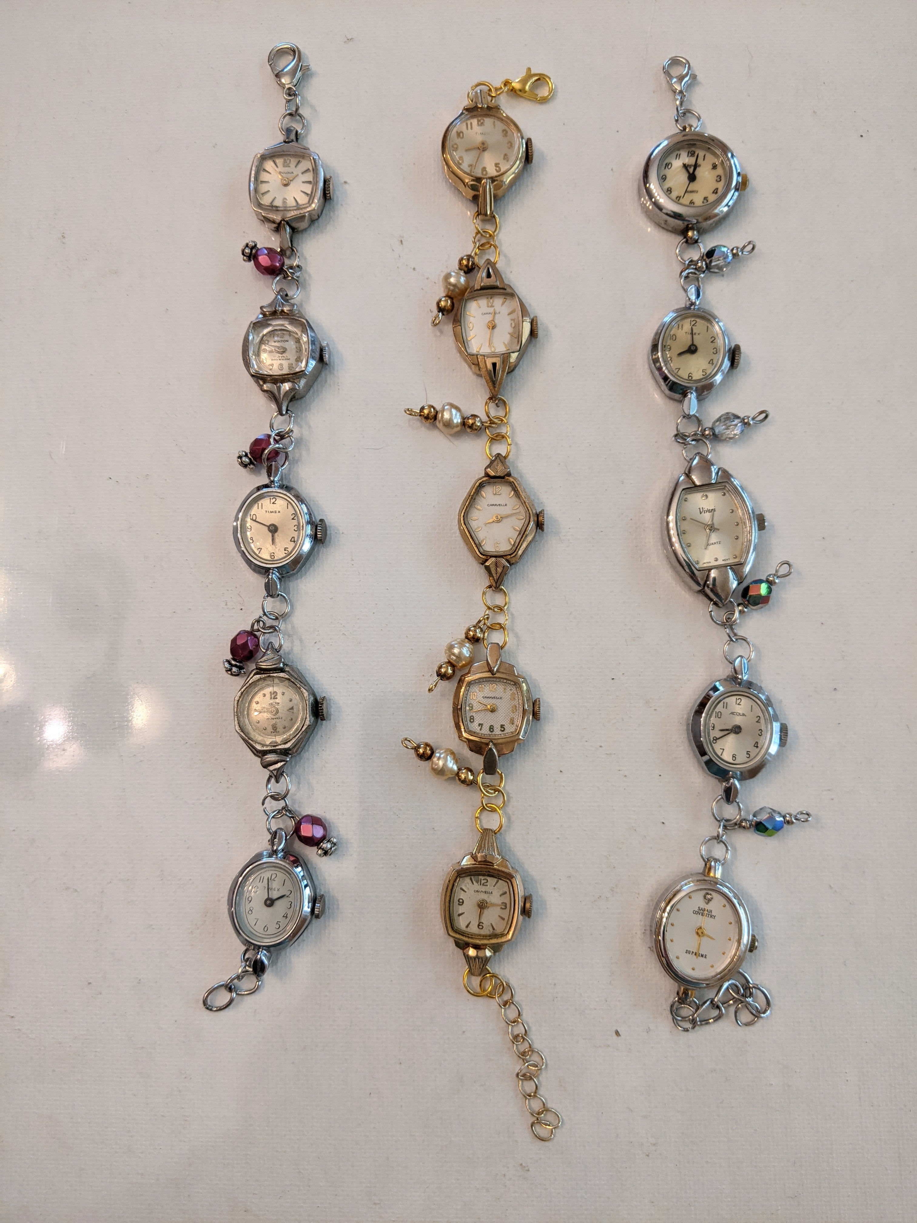 Vintage watch bracelets
